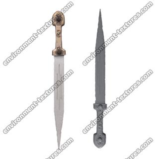 Sword Weapon RAW 3D Scan #5